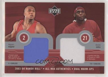 2003-04 Upper Deck Honor Roll - All-NBA Authentics Dual Warm-Ups #DW/DM - Dajuan Wagner, Darius Miles