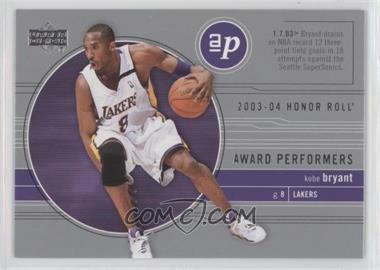 2003-04 Upper Deck Honor Roll - Award Performers #AP7 - Kobe Bryant