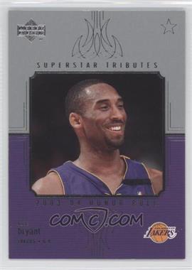 2003-04 Upper Deck Honor Roll - Superstar Tributes #ST4 - Kobe Bryant