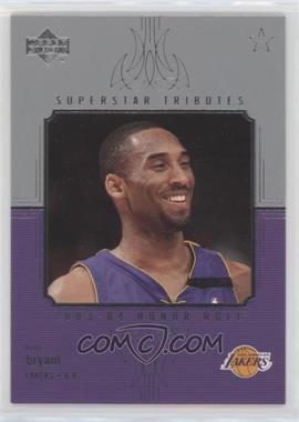 2003-04 Upper Deck Honor Roll - Superstar Tributes #ST4 - Kobe Bryant