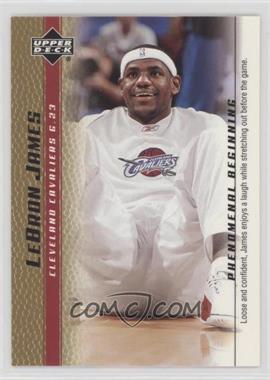 2003-04 Upper Deck Lebron James Phenomenal Beginning - Box Set [Base] - Gold #4 - LeBron James