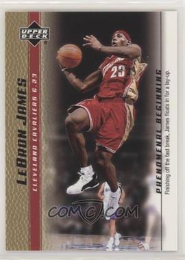 2003-04 Upper Deck Lebron James Phenomenal Beginning - Box Set [Base] - Gold #7 - LeBron James