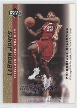 2003-04 Upper Deck Lebron James Phenomenal Beginning - Box Set [Base] - Gold #7 - LeBron James