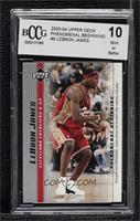 LeBron James [BCCG 10 Mint or Better]