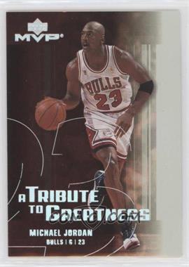 2003-04 Upper Deck MVP - A Tribute to Greatness - Platinum Missing Serial Number #MJ7 - Michael Jordan