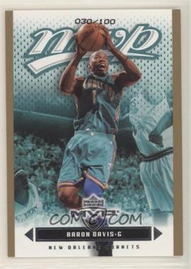 2003-04 Upper Deck MVP - [Base] - Gold #112 - Baron Davis /100