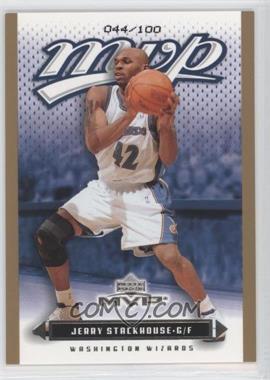 2003-04 Upper Deck MVP - [Base] - Gold #191 - Jerry Stackhouse /100