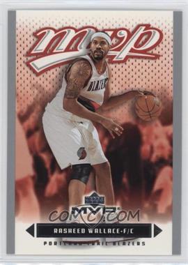 2003-04 Upper Deck MVP - [Base] - Silver #146 - Rasheed Wallace