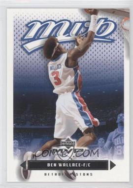 2003-04 Upper Deck MVP - [Base] #42 - Ben Wallace