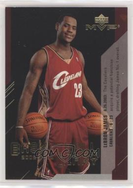 2003-04 Upper Deck MVP - Basketball Diary #BD13 - LeBron James