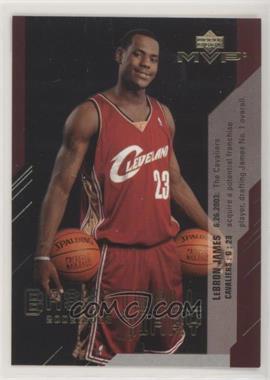 2003-04 Upper Deck MVP - Basketball Diary #BD13 - LeBron James