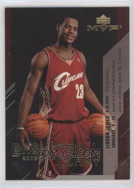 2003-04 Upper Deck MVP - Basketball Diary #BD13 - LeBron James