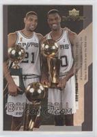 Tim Duncan, David Robinson