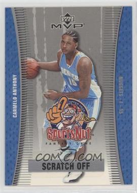 2003-04 Upper Deck MVP - SportsNut #SN89 - Carmelo Anthony