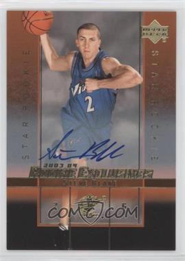 2003-04 Upper Deck Rookie Exclusives - [Base] - Autographs #A29 - Steve Blake