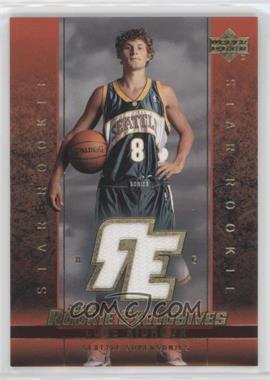 2003-04 Upper Deck Rookie Exclusives - [Base] - Jersey #J10 - Luke Ridnour