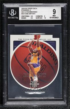 2003-04 Upper Deck Standing "O" - [Base] - Die-Cut/Embossed #33 - Kobe Bryant [BGS 9 MINT]