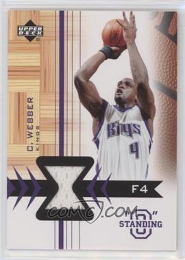 2003-04 Upper Deck Standing "O" - Swatches #CW-PH - Chris Webber