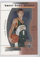 Sweet Shot Rookie - Luke Ridnour #/999