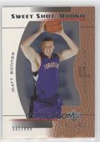 Sweet Shot Rookie - Matt Bonner #/999