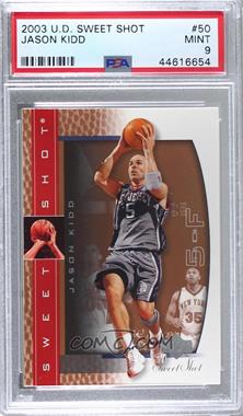 2003-04 Upper Deck Sweet Shot - [Base] #50 - Jason Kidd [PSA 9 MINT]