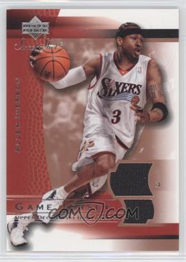 2003-04 Upper Deck Sweet Shot - Game Jersey #AI-J - Allen Iverson