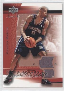 2003-04 Upper Deck Sweet Shot - Game Jersey #KM-J - Kenyon Martin