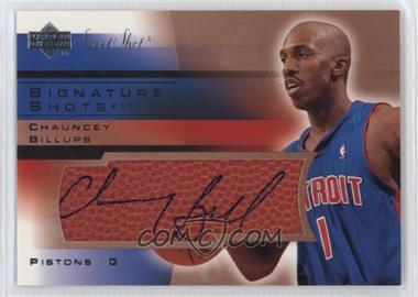 2003-04 Upper Deck Sweet Shot - Signature Shots #BI - Chauncey Billups