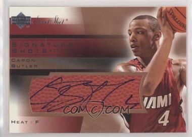 2003-04 Upper Deck Sweet Shot - Signature Shots #CB - Caron Butler