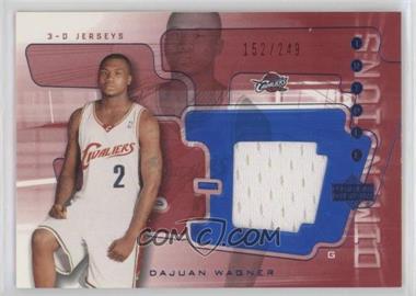 2003-04 Upper Deck Triple Dimensions - 3-D Memorabilia - Jersey #3DJ15 - Dajuan Wagner /249