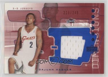 2003-04 Upper Deck Triple Dimensions - 3-D Memorabilia - Jersey #3DJ15 - Dajuan Wagner /249