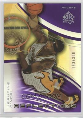 2003-04 Upper Deck Triple Dimensions - Reflections - Amethyst #28 - Jermaine O'Neal /300