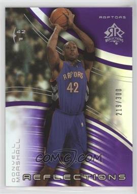 2003-04 Upper Deck Triple Dimensions - Reflections - Amethyst #84 - Donyell Marshall /300