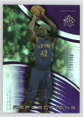 2003-04 Upper Deck Triple Dimensions - Reflections - Amethyst #84 - Donyell Marshall /300