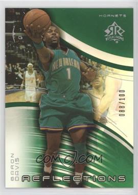 2003-04 Upper Deck Triple Dimensions - Reflections - Emerald #53 - Baron Davis /100