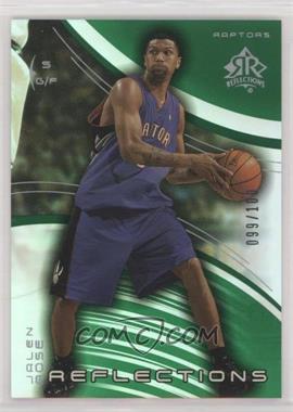 2003-04 Upper Deck Triple Dimensions - Reflections - Emerald #83 - Jalen Rose /100