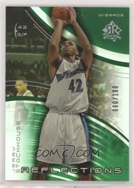 2003-04 Upper Deck Triple Dimensions - Reflections - Emerald #88 - Jerry Stackhouse /100