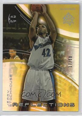 2003-04 Upper Deck Triple Dimensions - Reflections - Gold #88 - Jerry Stackhouse /50