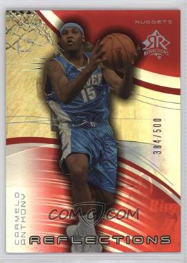 2003-04 Upper Deck Triple Dimensions - Reflections - Ruby #17 - Carmelo Anthony /500