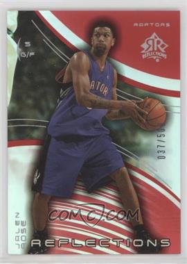 2003-04 Upper Deck Triple Dimensions - Reflections - Ruby #83 - Jalen Rose /500