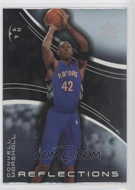 2003-04 Upper Deck Triple Dimensions - Reflections #84 - Donyell Marshall