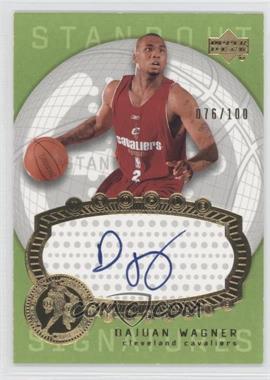 2003-04 Upper Deck Triple Dimensions - Standout Signatures #STA46 - Dajuan Wagner /100