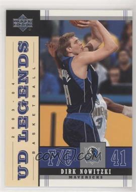 2003-04 Upper Deck UD Legends - [Base] #13 - Dirk Nowitzki