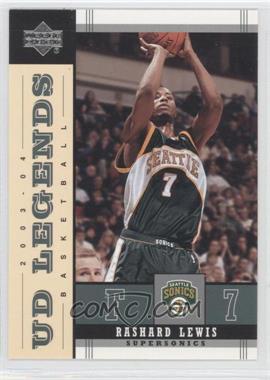 2003-04 Upper Deck UD Legends - [Base] #81 - Rashard Lewis