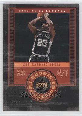 2003-04 Upper Deck UD Legends - [Base] #91 - Devin Brown /1999