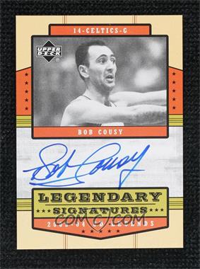 2003-04 Upper Deck UD Legends - Legendary Signatures #LS-BC - Bob Cousy