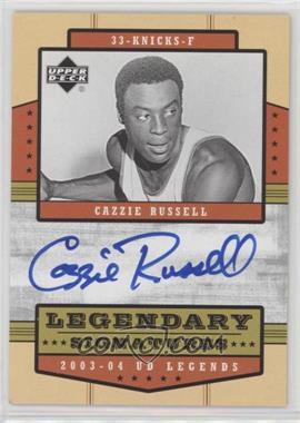 2003-04 Upper Deck UD Legends - Legendary Signatures #LS-CR - Cazzie Russell