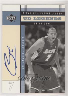 2003-04 Upper Deck UD Legends - Signs of a Future Legend #FL-BC - Brian Cook [Poor to Fair]