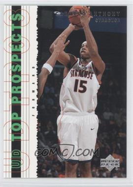 2003-04 Upper Deck UD Top Prospects - [Base] #5 - Carmelo Anthony