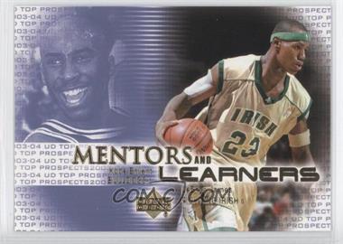 2003-04 Upper Deck UD Top Prospects - Mentors and Learners #ML5 - Kobe Bryant, LeBron James